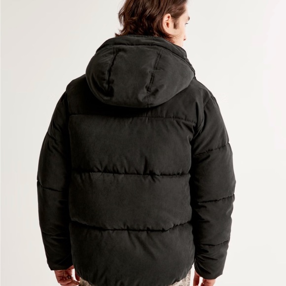 Abercrombie & Fitch Men’s Ultra Puffer Coat with Hood - Picture 8 of 10